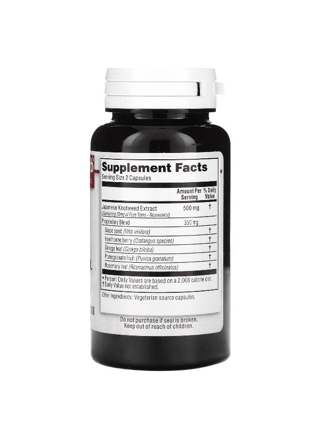 Kroeger Herb Co, Resveratrol Six, 60 Vegetarian Capsules