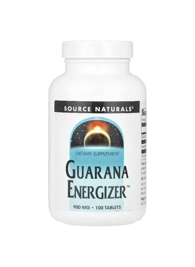 Source Naturals, Guarana Energizer™, 900 mg , 100 Tablets