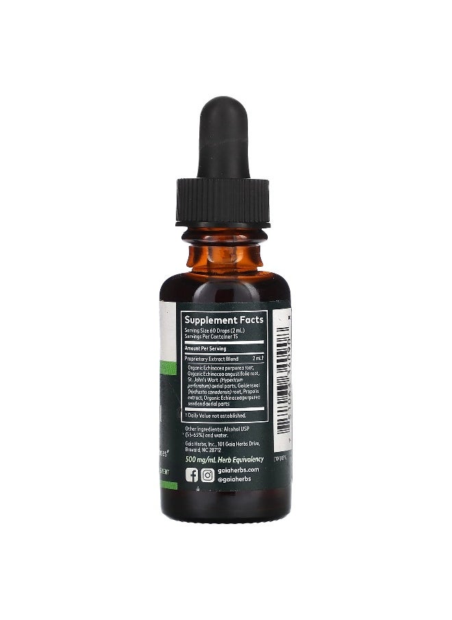 Gaia Herbs, Echinacea Goldenseal Supreme, 1 fl oz (30 ml)