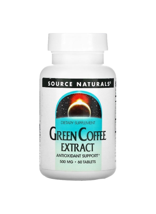 Source Naturals, Green Coffee Extract, 500 mg, 60 Tablets