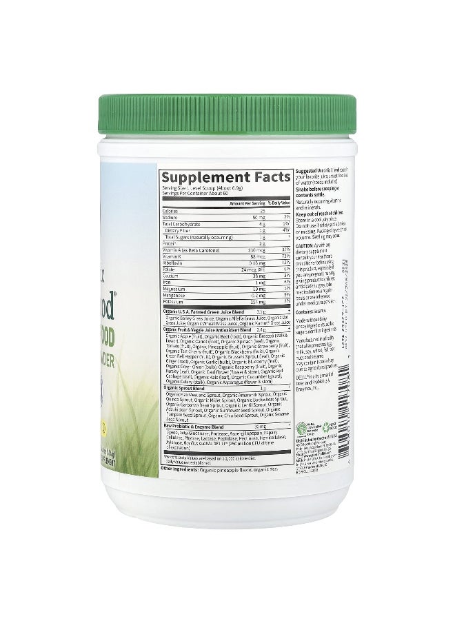 Garden of Life, Raw Organic Perfect Food®, Green Superfood, Juiced Greens Powder, Original, 14.6 oz (414 g)