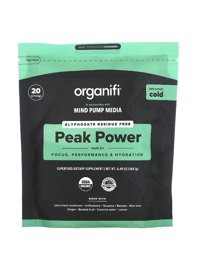 Organifi, Peak Power, 6.49 oz (184.1 g)