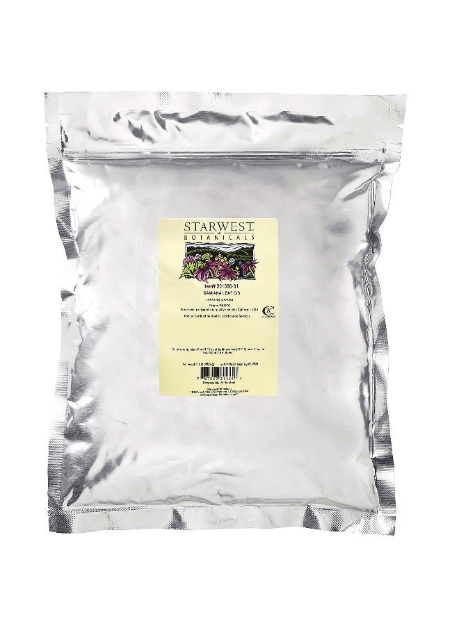 Starwest Botanicals, Damiana Leaf C/S, 1 lb (453.6 g)