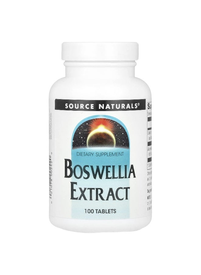 Source Naturals, Boswellia Extract, 100 Tablets