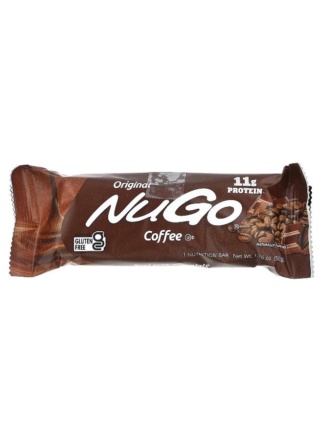 NuGo Nutrition, Coffee Nutrition Bar, 15 Bars 1.76 oz (50 g) Each