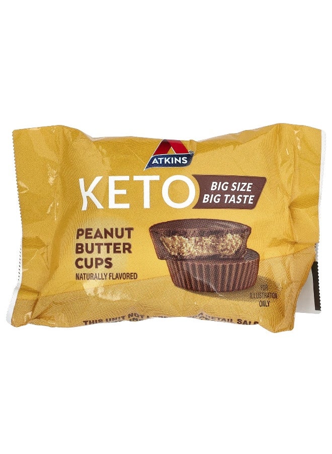 Atkins, Keto, Peanut Butter Cups, 8 Cups, 1.06 oz (30 g) Each