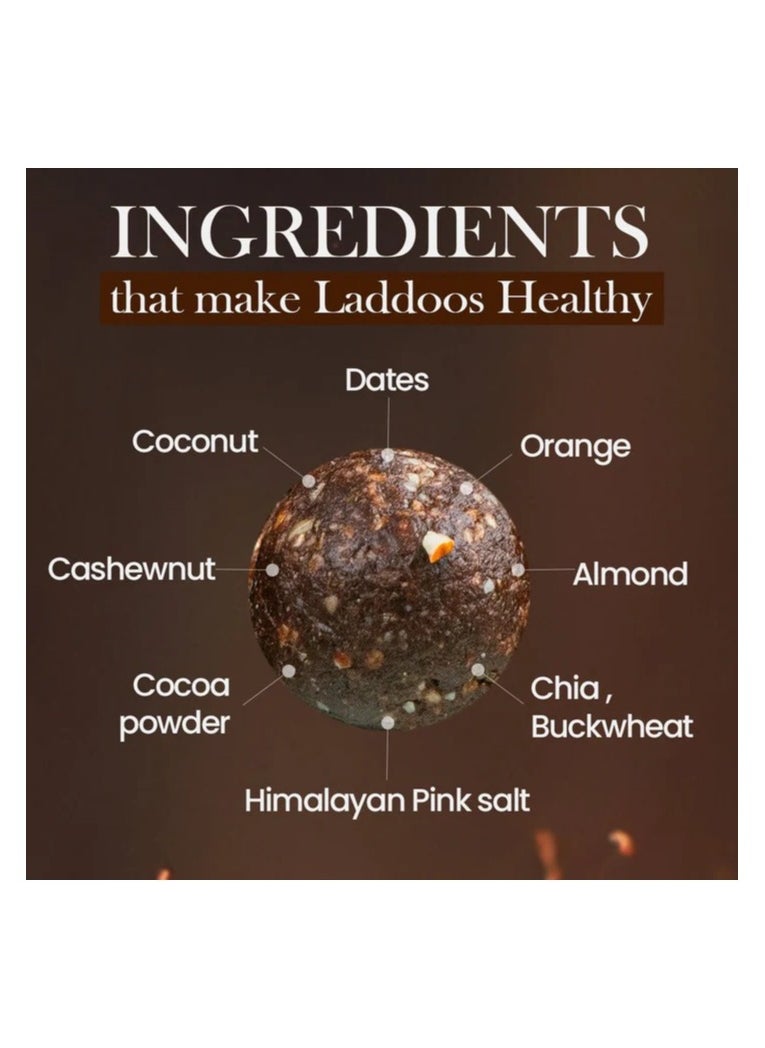 Mindful Sugar Free Dates Laddoo's With Coconut Flavour Replacement of Energy & Protein Bars | Powerhouse of Protein & Fibre | Zero Trans Fat & Zero Cholesterol Pack of 3 - 300gm