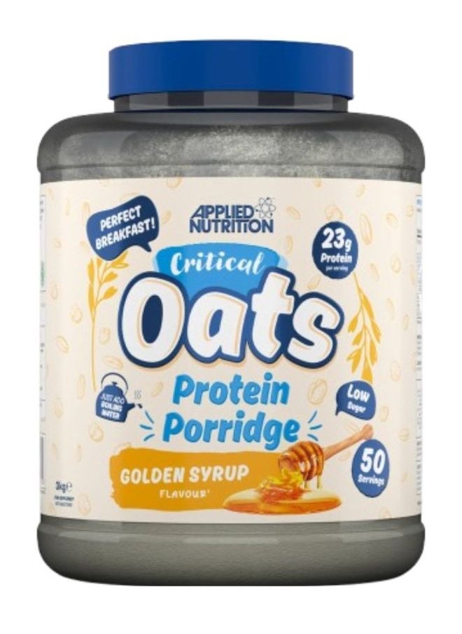 Critical Oats Protein Porridge -Golden Syrup - 3Kg
