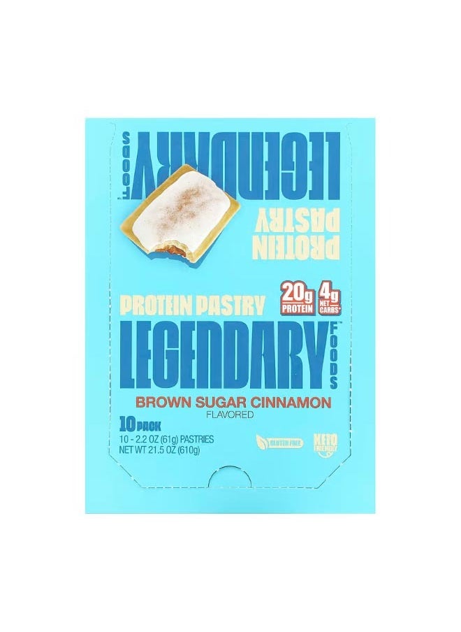Protein Pastry Brown Sugar Cinnamon 10 Pack 2.2 oz 61 g Each