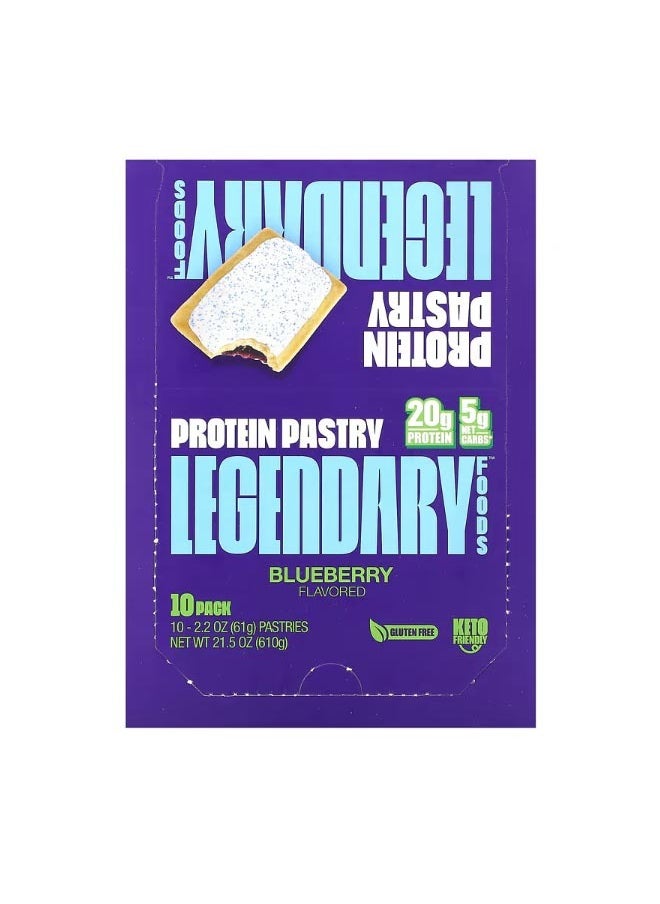 Protein Pastry Blueberry 10 Pack 2.2 oz 61 g Each