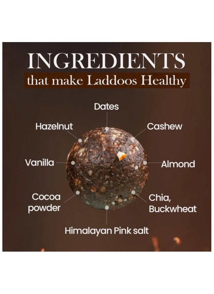 Mindful Date Laddoos Combo Pack Hazelnut | Coffee Cinnamon | Coconut Orange - All In One Combo (3 x 100gm)