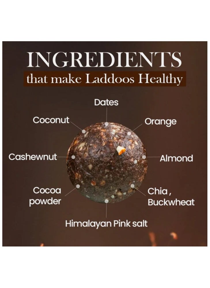 Mindful Date Laddoos Combo Pack Hazelnut | Coffee Cinnamon | Coconut Orange - All In One Combo (3 x 100gm)