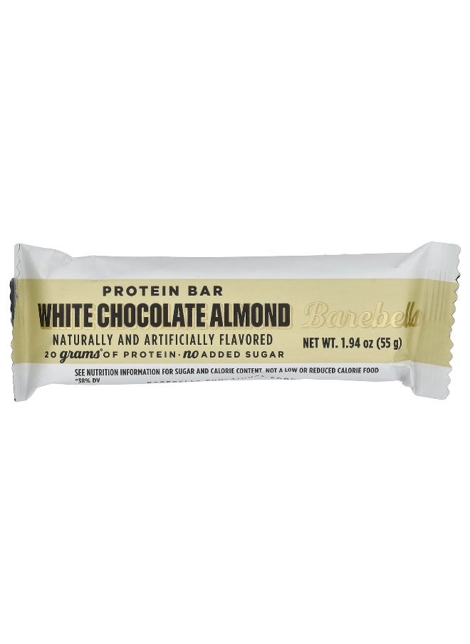 Barebells, Protein Bar, White Chocolate Almond, 12 Bars, 1.94 oz (55 g) Each