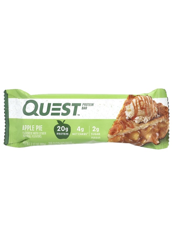 Quest Nutrition, Protein Bar, Apple Pie, 12 Bars, 2.12 oz (60 g) Each