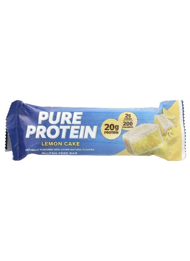 Pure Protein, Gluten Free Bar, Lemon Cake, 12 Bars, 1.76 oz (50 g) Each