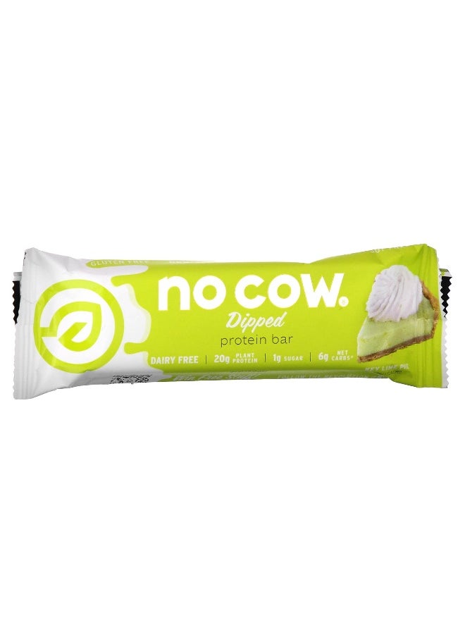No Cow, Dipped Protein Bar, Key Lime Pie, 12 Bars, 2.12 oz (60 g) Each
