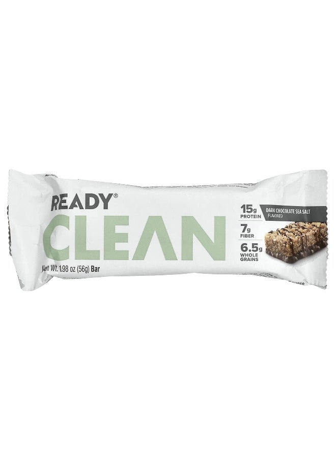 Ready, Clean Protein Bar, Dark Chocolate Sea Salt, 12 Bars, 1.98 oz (56 g) Each