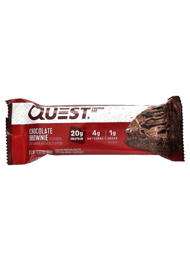 Quest Nutrition, Protein Bar, Chocolate Brownie, 12 Bars, 2.12 oz (60 g) Each