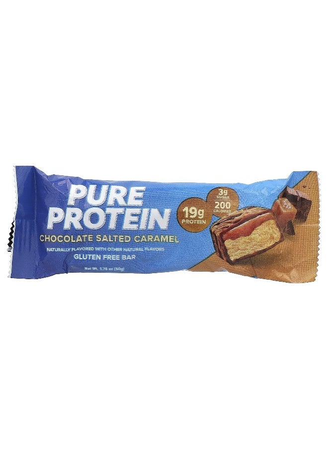 Pure Protein, Gluten Free Bar, Chocolate Salted Caramel, 12 Bars, 1.76 oz (50 g) Each