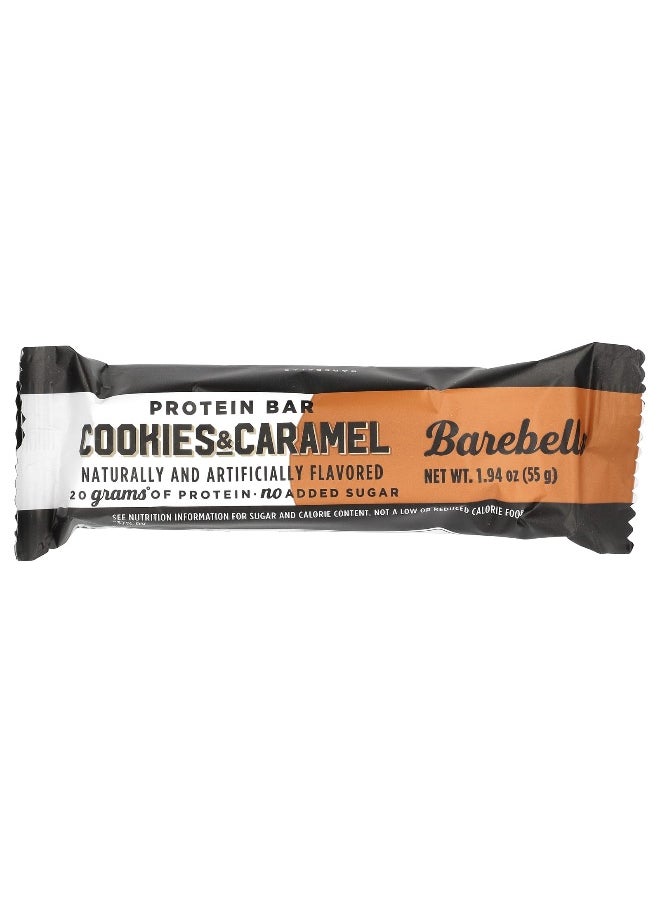 Barebells, Protein Bar, Cookies & Caramel, 12 Bars, 1.94 oz (55 g) Each