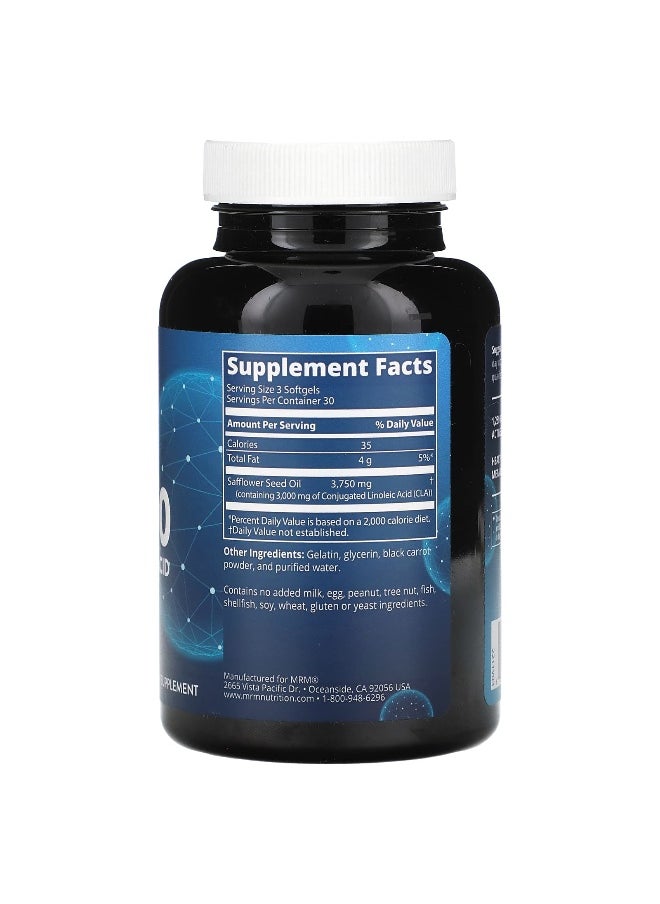 MRM Nutrition, CLA 1250, 3,750 mg, 90 Softgels (1,250 mg per Softgel)