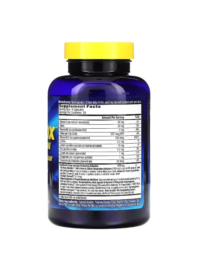 MHP, Anadrox Pump & Burn, 112 Capsules
