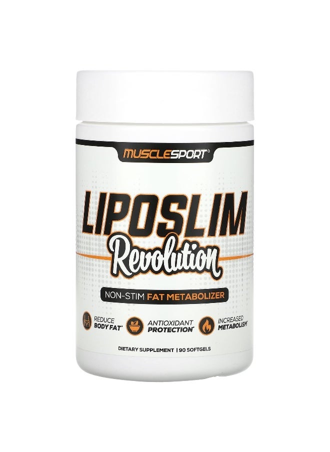 MuscleSport, Liposlim Revolution, 90 Softgels