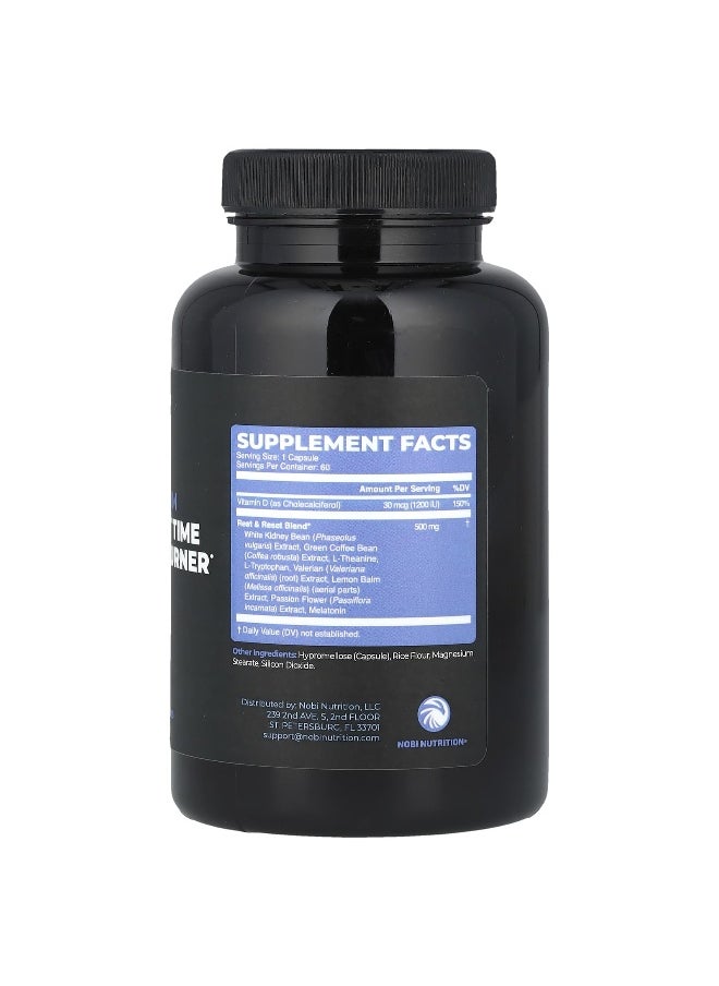 Nobi Nutrition, Premium Night Time Fat Burner, 60 Capsules