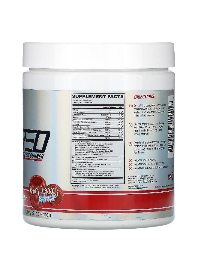 EHPlabs, OxyShred, Thermogenic Fat Burner, Raspberry Refresh, 11.2 oz (318 g)