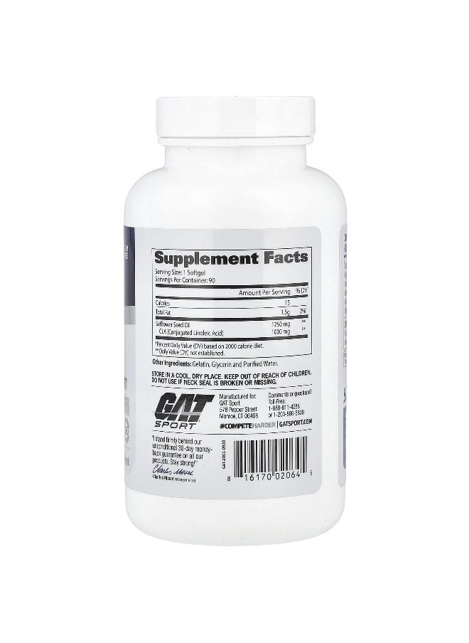 GAT, Sport, CLA 1250, 1,250 mg, 90 Softgels
