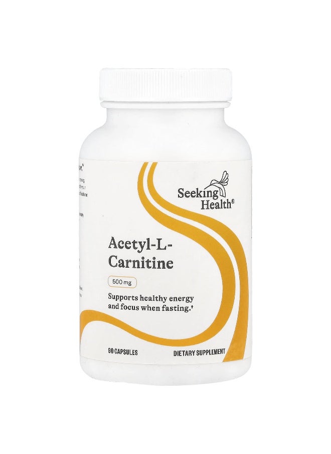 Seeking Health, Acetyl-L-Carnitine, 500 mg, 90 Capsules