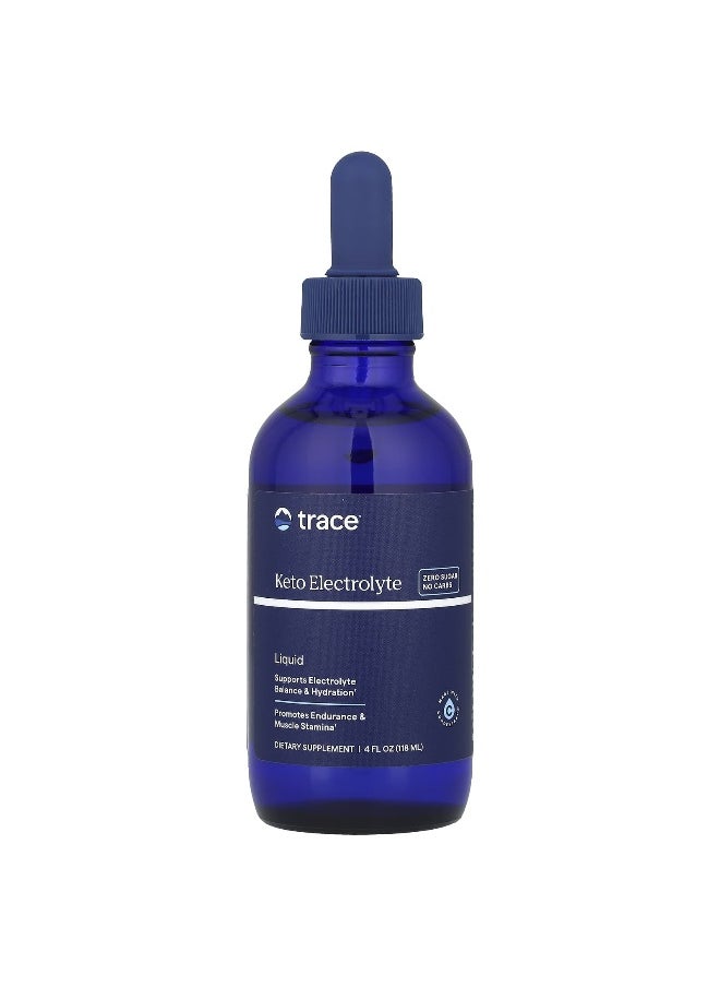 Trace, Keto Electrolyte Liquid, 4 fl oz (118 ml)
