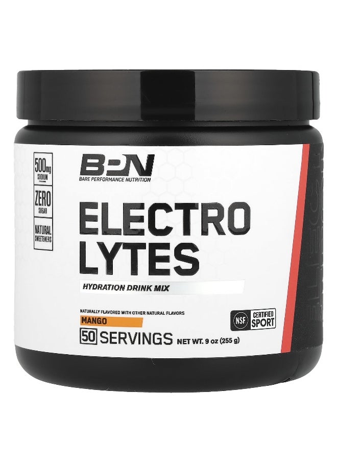 BPN, Electrolytes, Hydration Drink Mix, Mango, 9 oz (255 g)