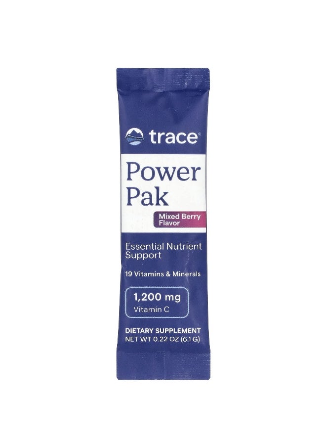 Trace, Power Pak, Mixed Berry, 30 Packets, 0.22 oz (6.1 g) Each