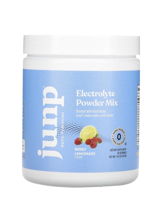 JUNP Hydration, Electrolyte Powder Mix, Berry Lemonade, 14.9 oz (423 g)