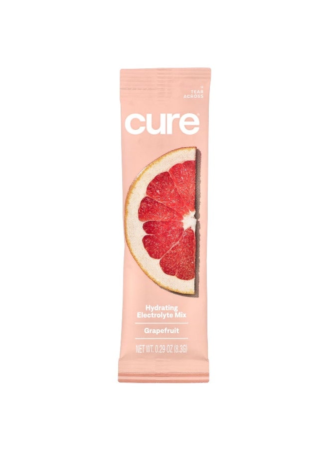Cure Hydration, Hydrating Electrolyte Mix, Grapefruit, 14 Packets, 0.29 oz (8.3 g) Each