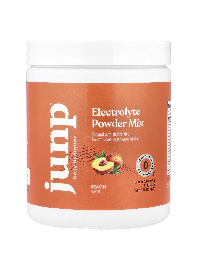 JUNP Hydration, Electrolyte Powder Mix, Peach, 14.6 oz (414 g)
