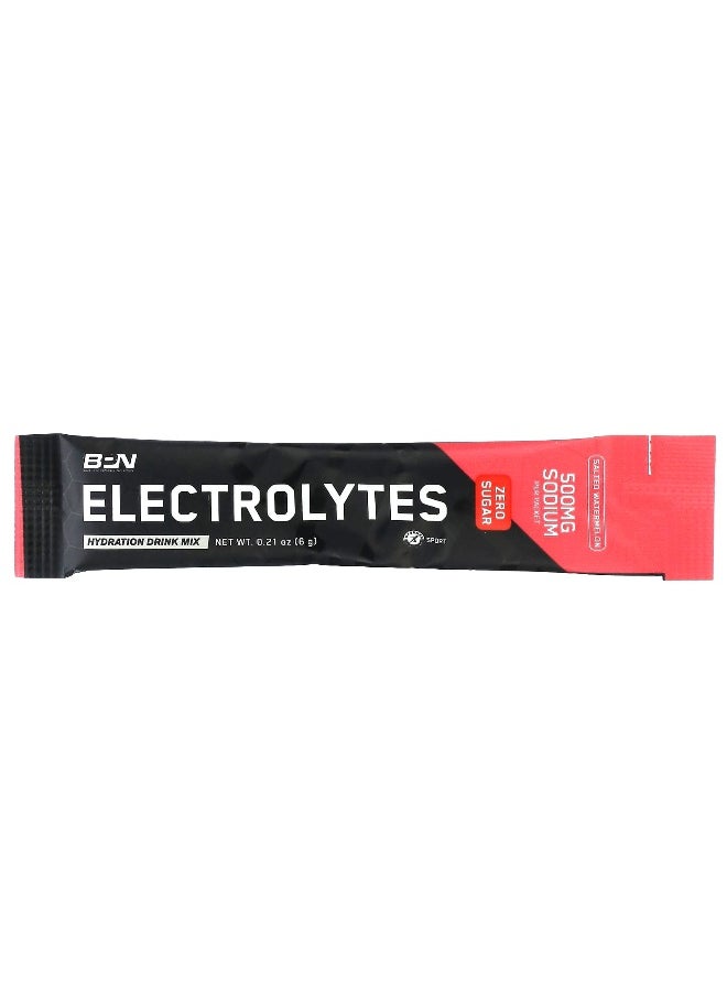 BPN, Electrolytes, Hydration Drink Mix, Salted Watermelon, 30 Packets, 0.21 oz (6 g) Each