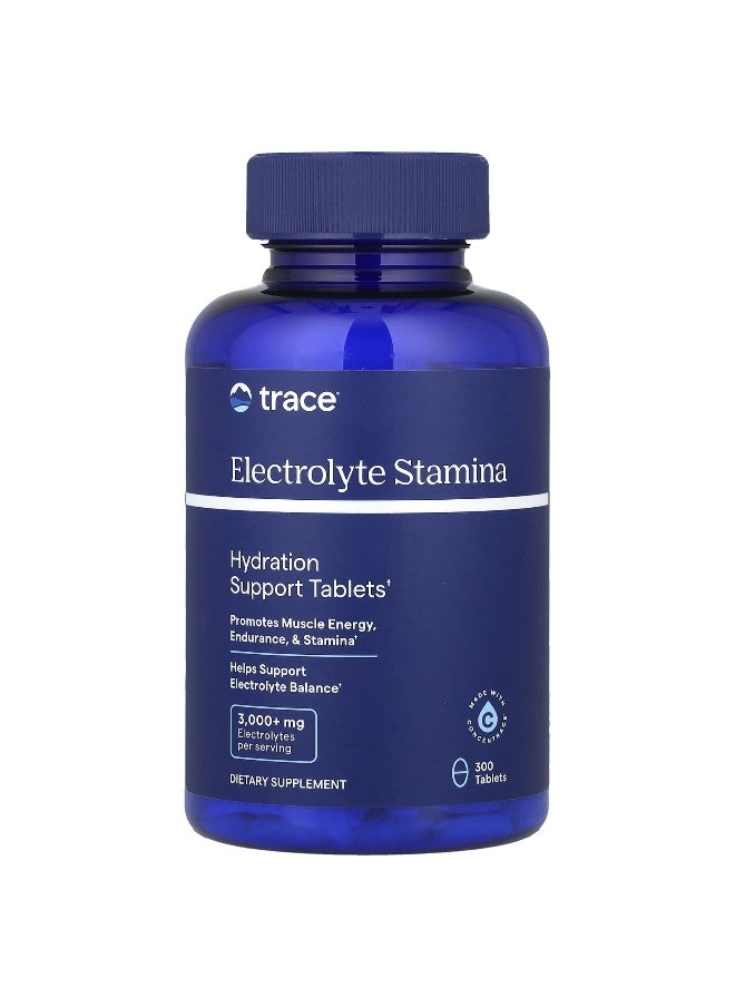 Trace, Electrolyte Stamina, 300 Tablets