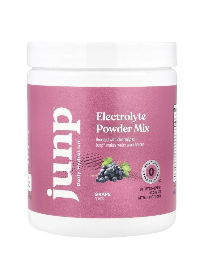 JUNP Hydration, Electrolyte Powder Mix, Grape, 14.9 oz (423 g)