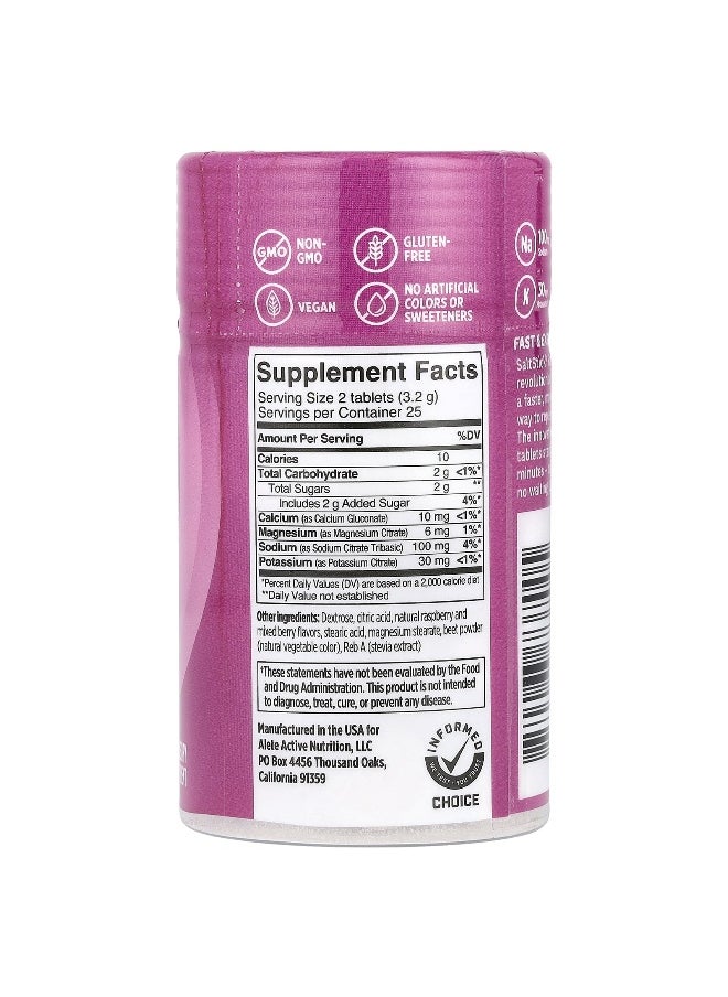 SaltStick, FastChews®, Chewable Electrolytes, Mixed Berry, 50 Chewable Tablets