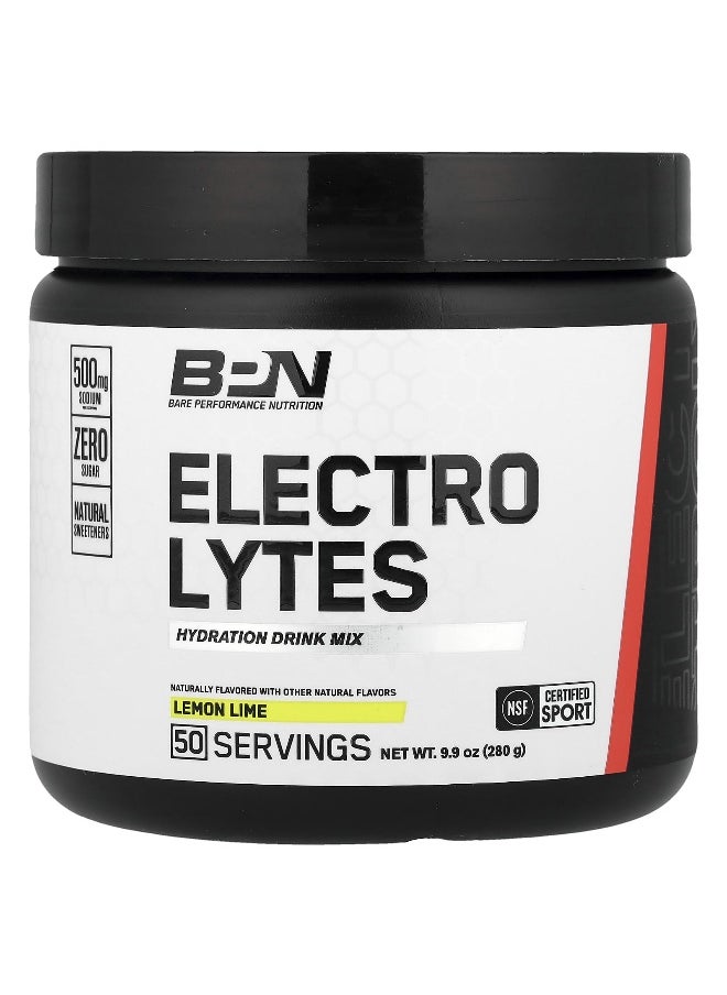 BPN, Electrolytes, Hydration Drink Mix, Lemon Lime, 9.9 oz (280 g)