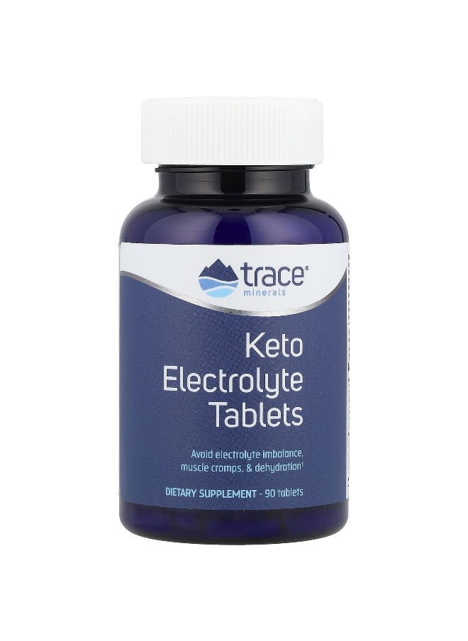 Trace, Keto Electrolyte Tablets, 90 Tablets