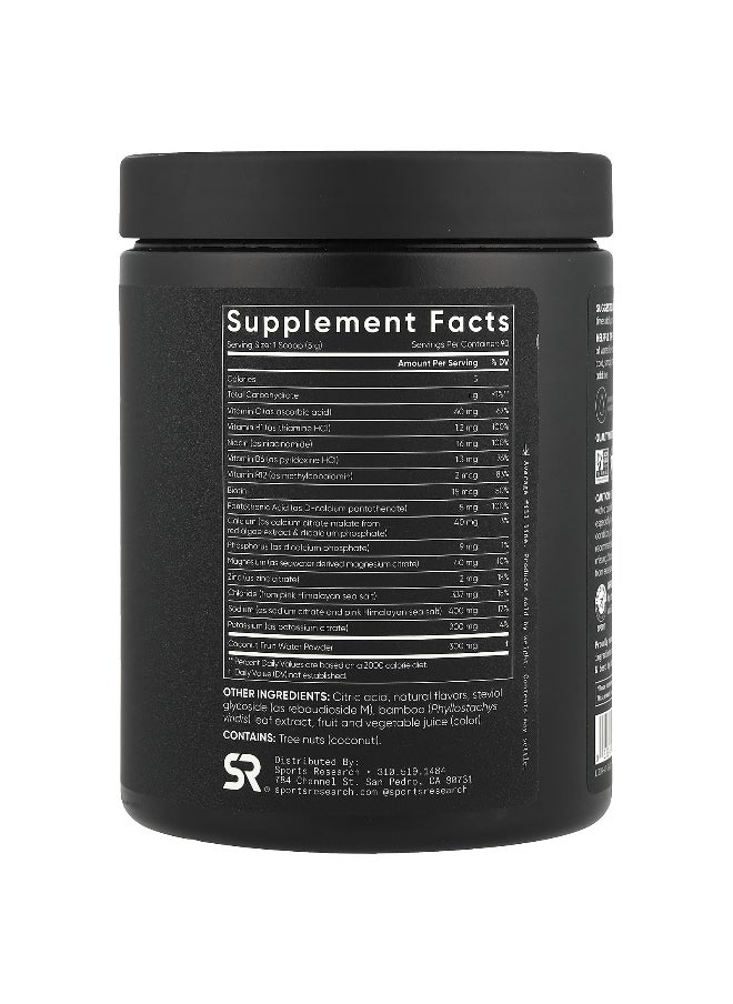 Sports Research, Hydrate Electrolytes, Raspberry Lemonade, 15.87 oz (450 g)