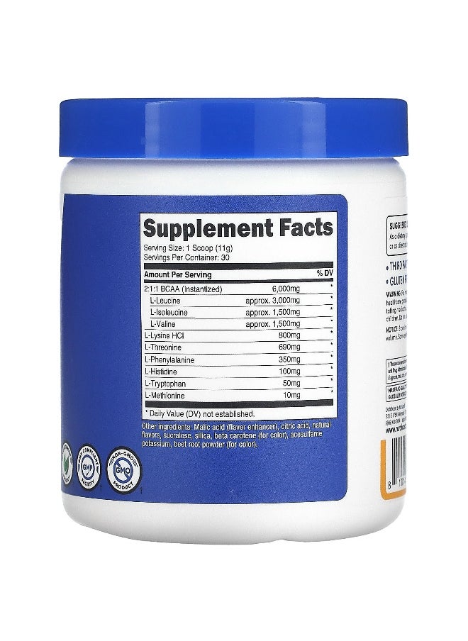 Nutricost, Performance, EAA Powder, Peach Mango, 11.8 oz (330 g)