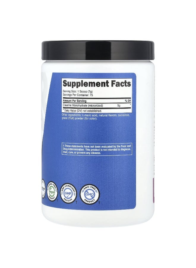 Nutricost, Performance, Creatine Monohydrate, Grape, 1.1 lb (500 g)
