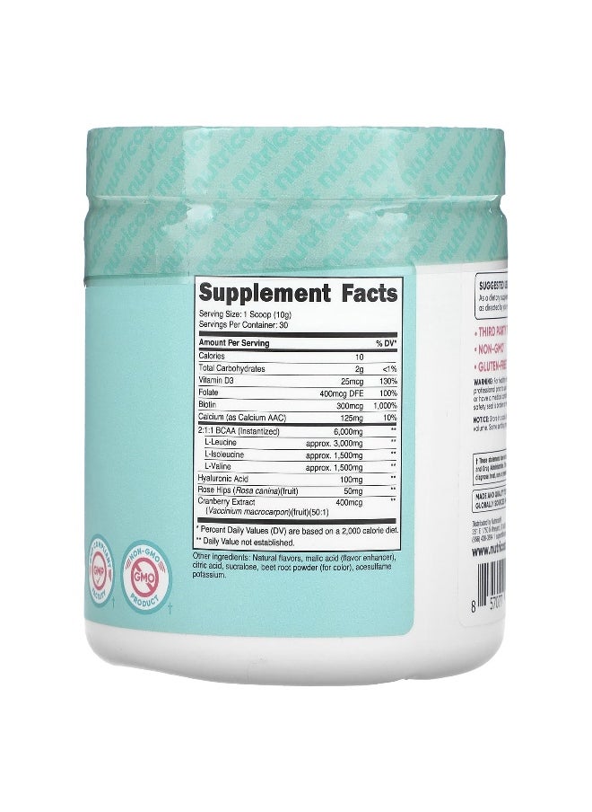 Nutricost, Women, BCAA With Hyaluronic Acid, Folate, Biotin, & Calcium , Watermelon, 10.2 oz (288 g)