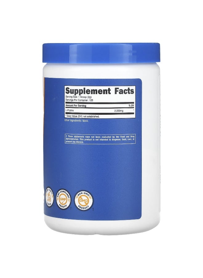 Nutricost, L-Proline, Unflavored, 8.8 oz (250 g)