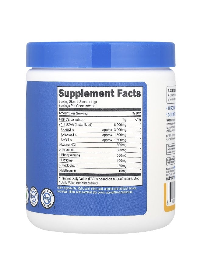 Nutricost, Performance, EAA Powder, Passionfruit, Orange & Guava, 11.8 oz (330 g)