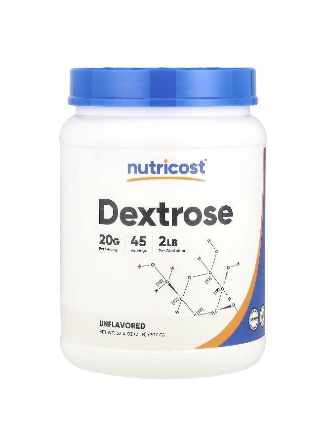 Nutricost, Dextrose, Unflavored, 2 lb (907 g)